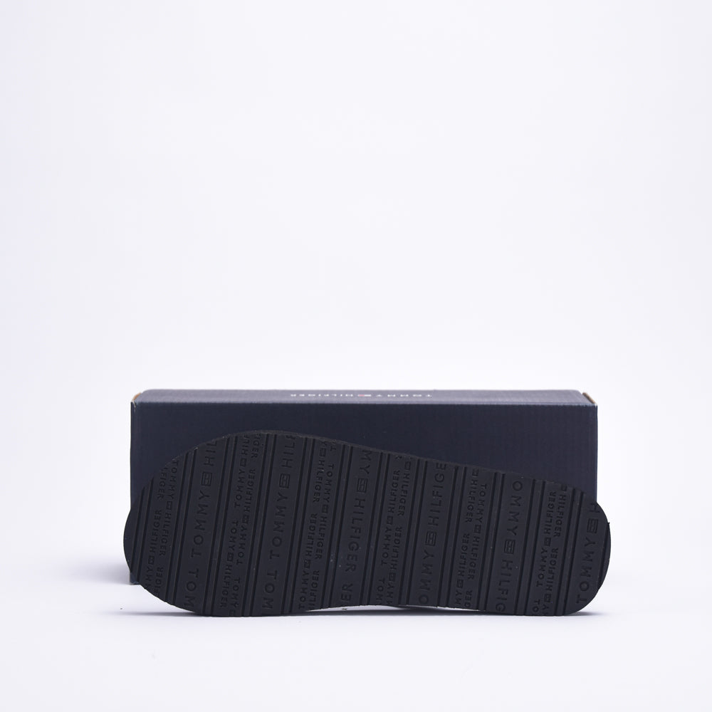 TOMMY HILFIGER - STRIPES FLIP FLOP BLACK