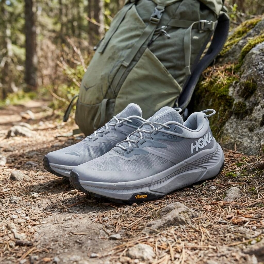 HOKA Transport GORE-TEX Forest Floor Limestone Sneakers