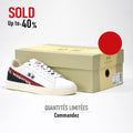 LA MARTINA SCARPA UOMO CALF - TAPE BIANCO - ROSSO LFM222-001-4130