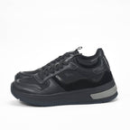 Harmont and Blaine Suede and Fabric Sneakers