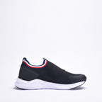 TOMMY HILFIGER - SNEAKER CALZA BASSA NERO