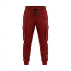 DEPART JOGGING CARGO SLIM HOMME BORDEAU G23-003077-BORDO
