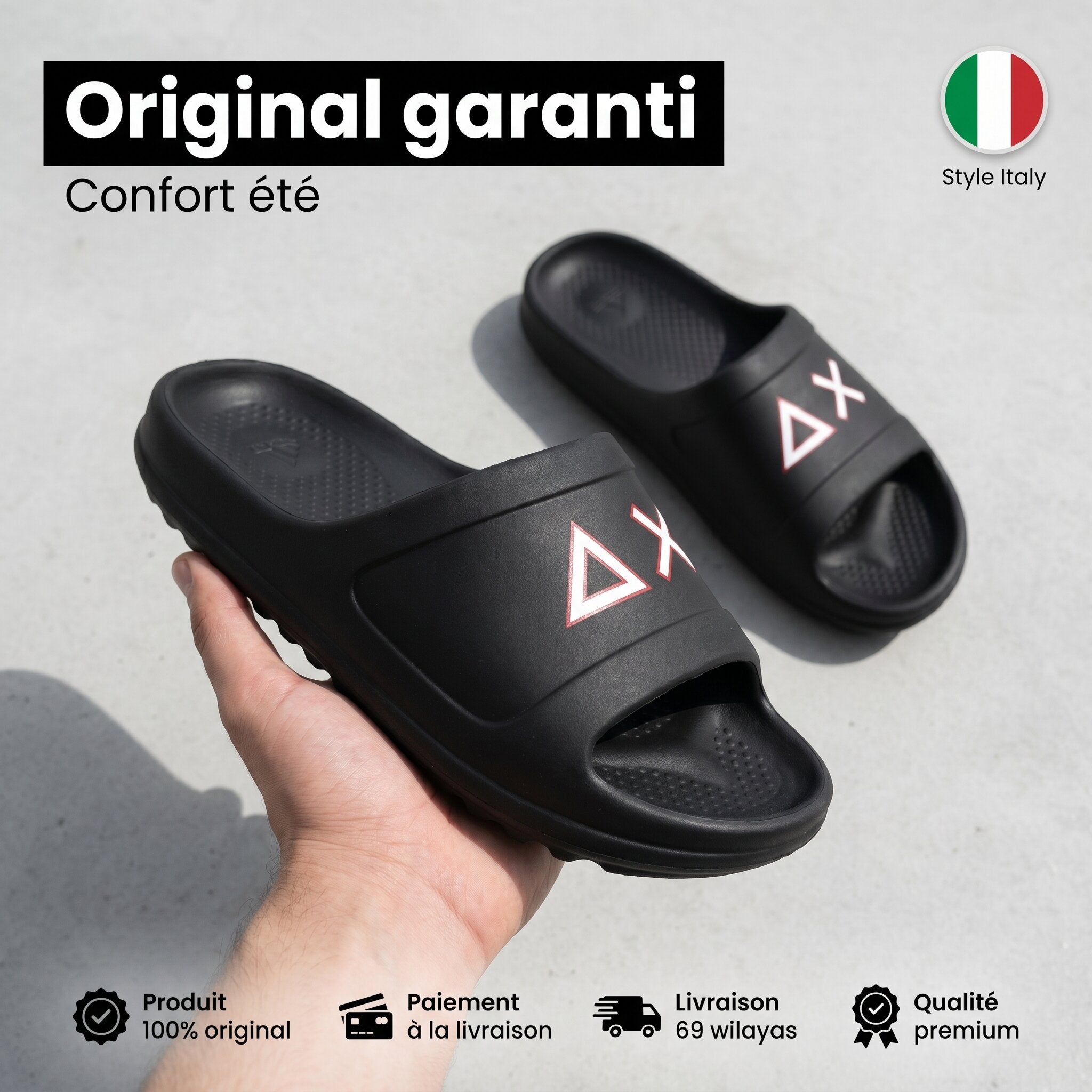 SUN68 Slippers Monoblock