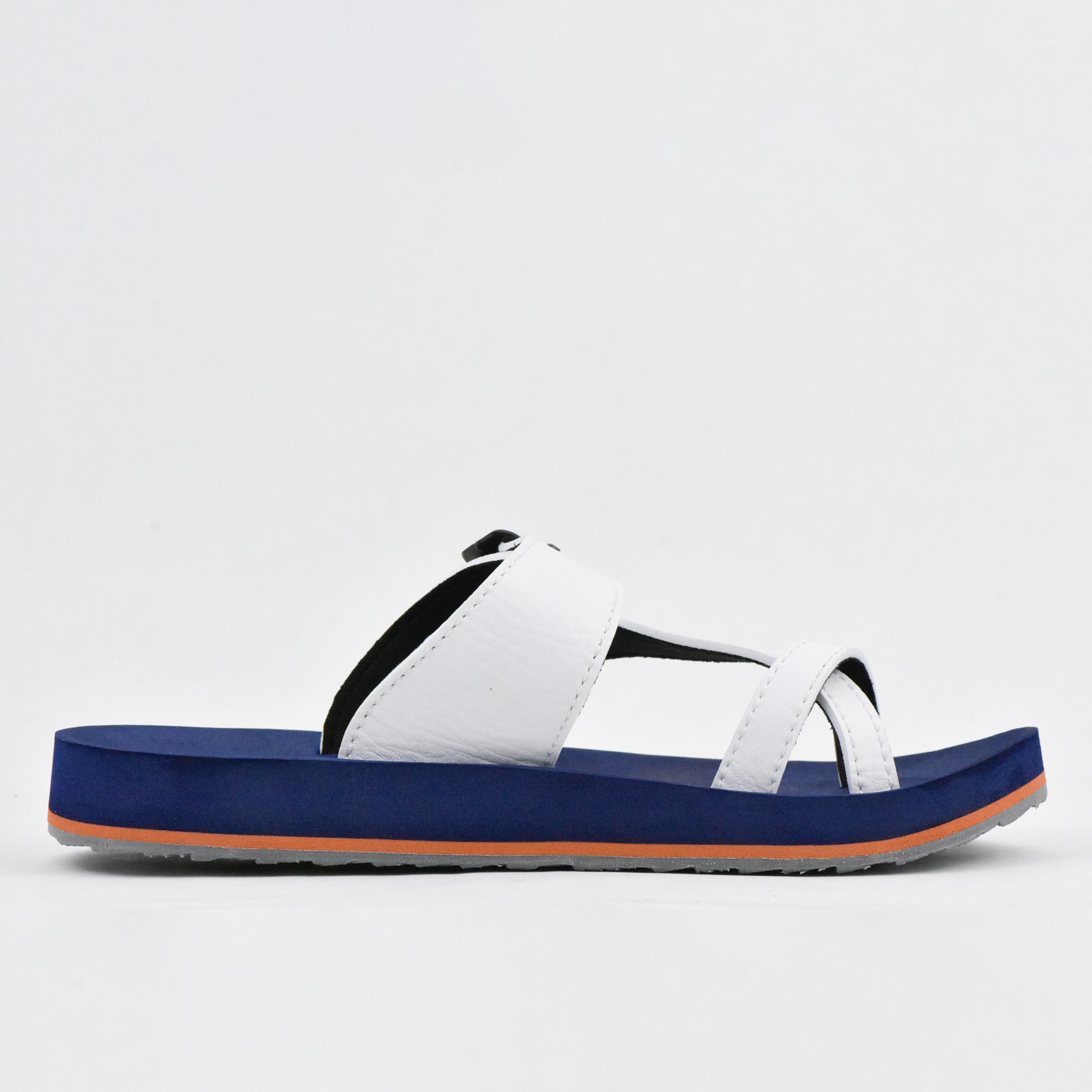 KITO SLIDE AA51M أبيض-أزرق داكن