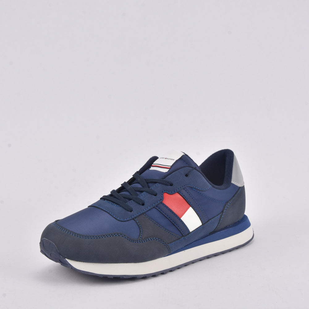 تومي هيلفيغر FLAG LOW CUT LACE-UP 800-BLUE