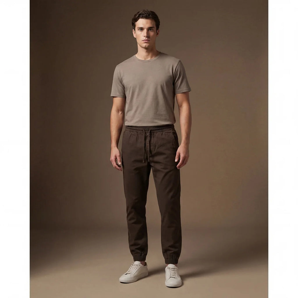 DEPART  JOGGER SLIM HOMME MARRON G21-000176-BROWN06