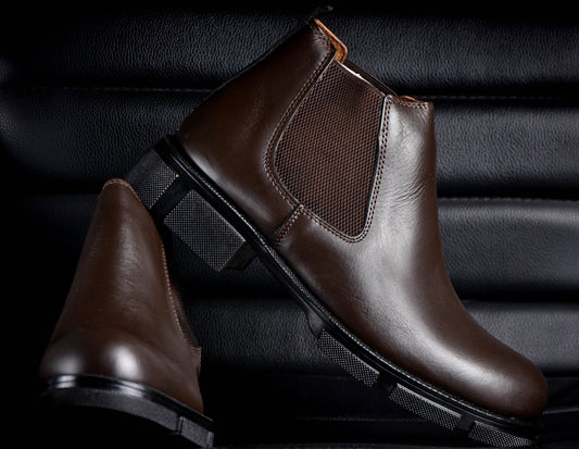 CHELSEA BOOTS Marron