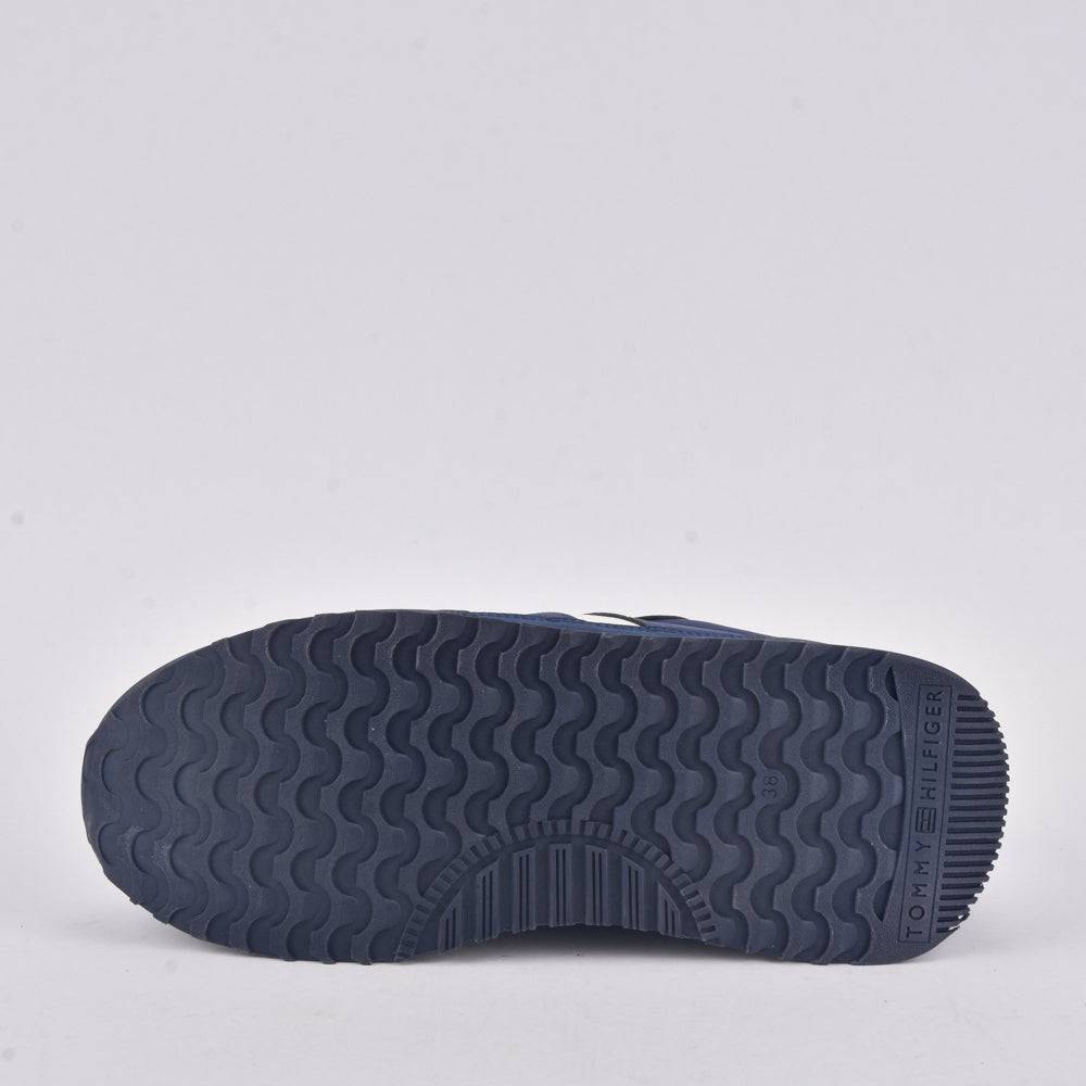 تومي هيلفيغر FLAG LOW CUT LACE-UP 800-BLUE