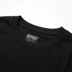 DEPART T-SHIRT HOMME NOIR 100% COTON SIMPLE G23-001601-BLACK