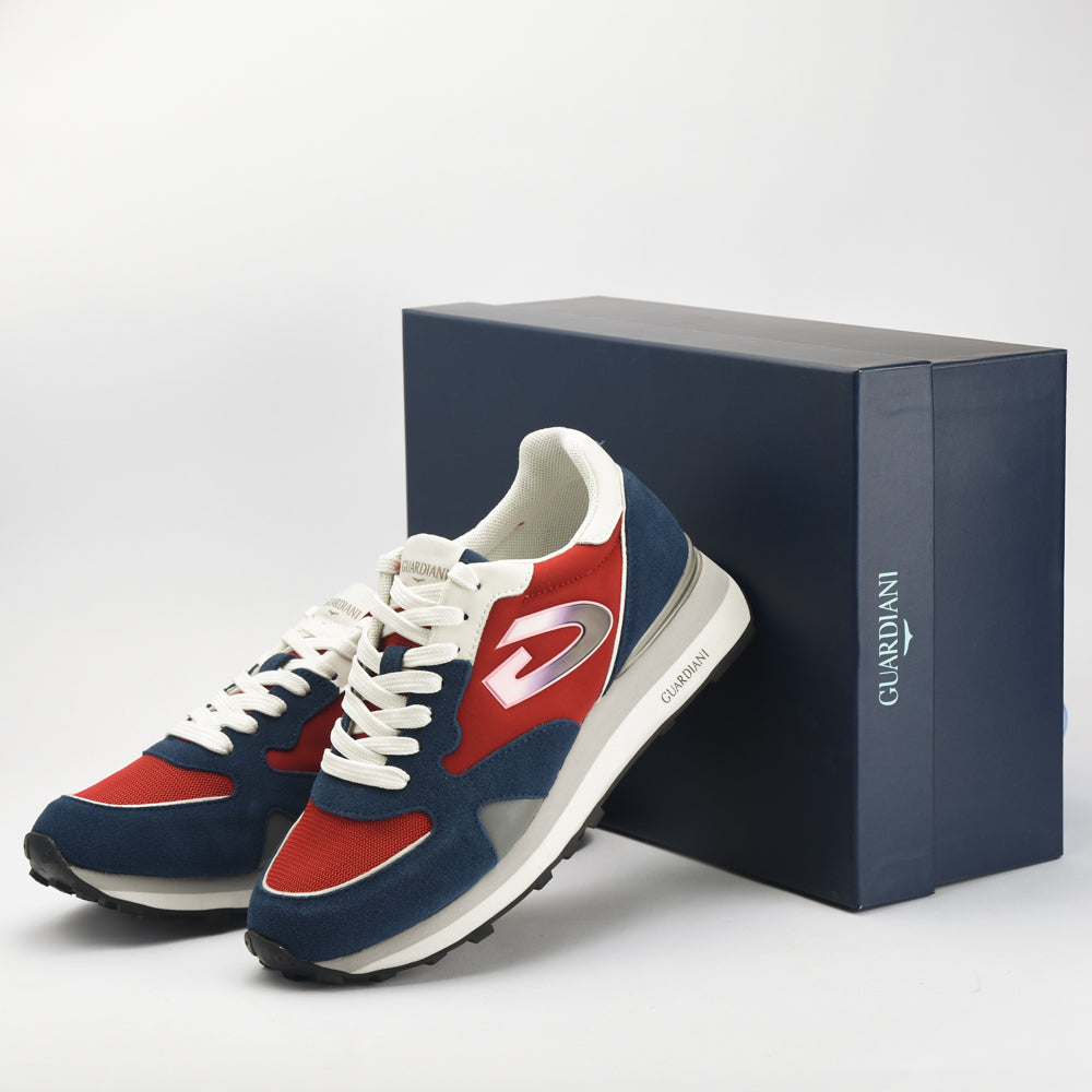 GUARDIANI - WEN 3161 LOW M SUEDE DARK BLUE/ MES