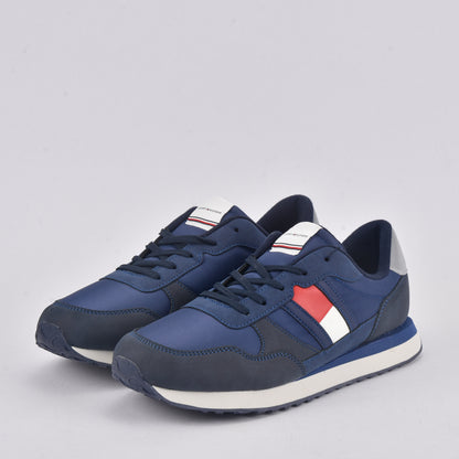 TOMMY HILFIGER FLAG LOW CUT LACE-UP 800-BLUE