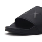 SUN68 Logo Black Slippers