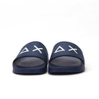 SUN68 Logo Navy Flip Flops