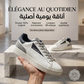 La Martina Cup Leather Sneakers White Blue