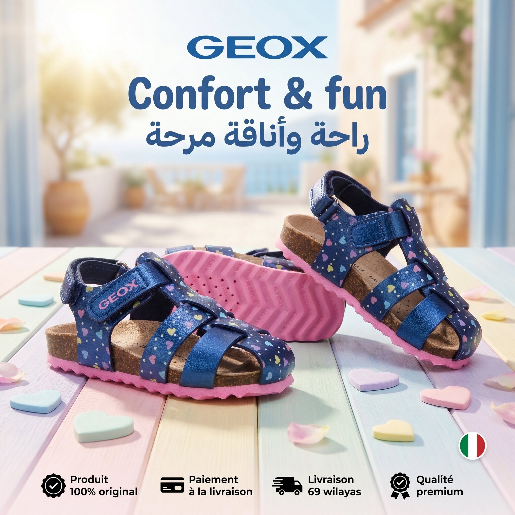 GEOX B Sandal Chalki Girl Sandal