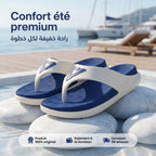 Peak Taichi Beach Sandals White Blue