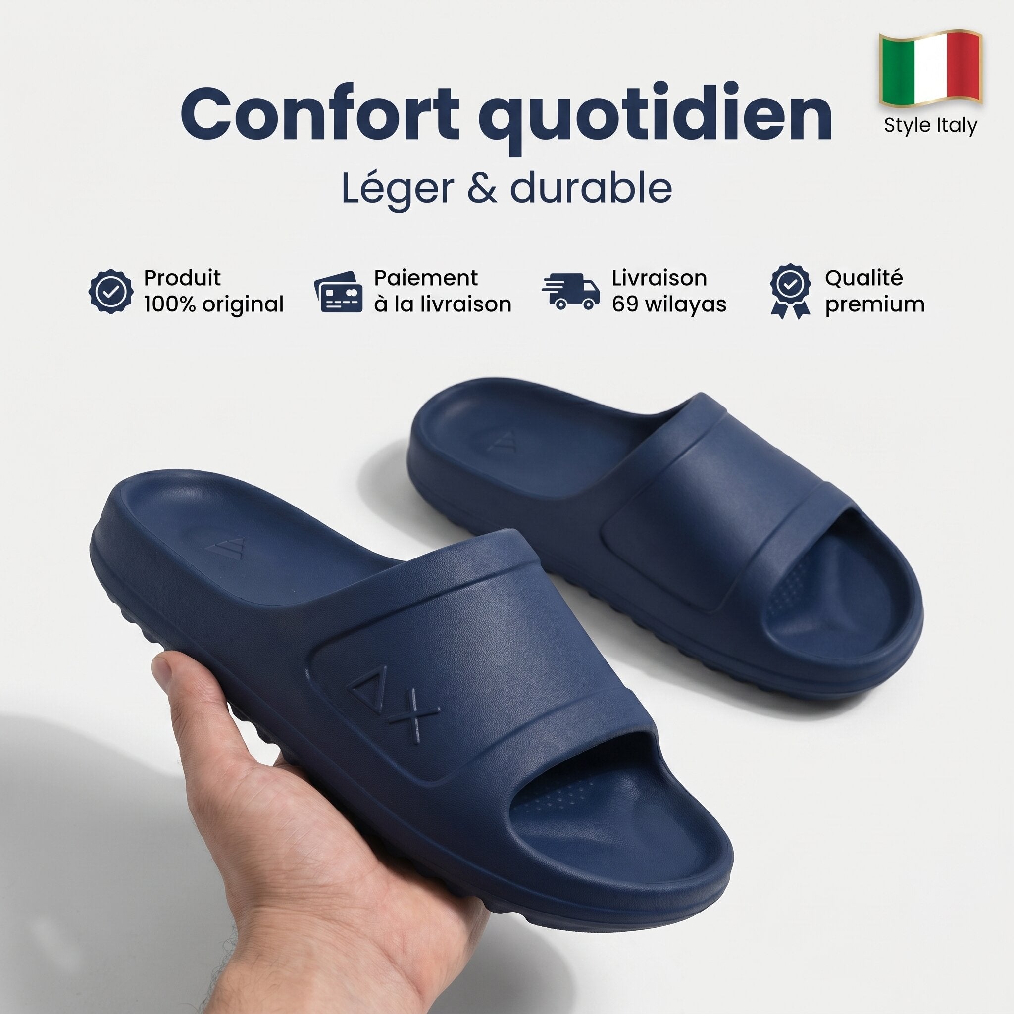 SUN68 Slippers Mono 07 Claquettes