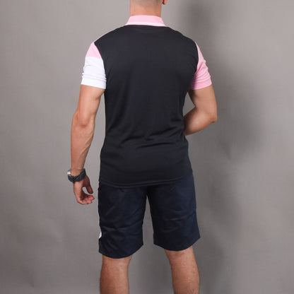 URBAN UNITED POLO SHORT GALAXY 2 PINK Ensemble Homme