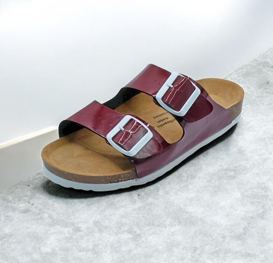 BIRK - ARIZONA BORDEAUX VERNI EVA BLANC