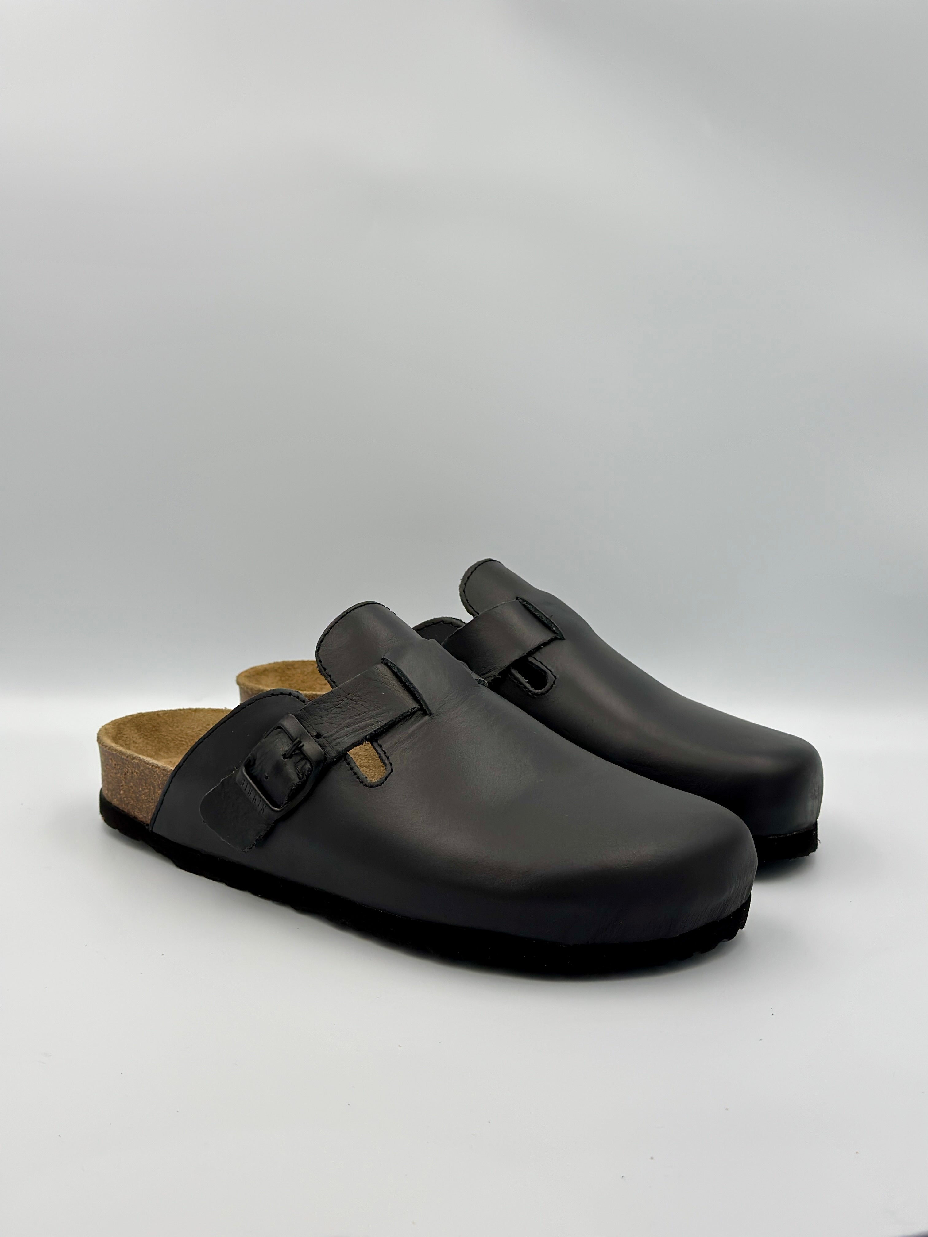 Birk Othopedic Shoes - Cuir Noir Mat