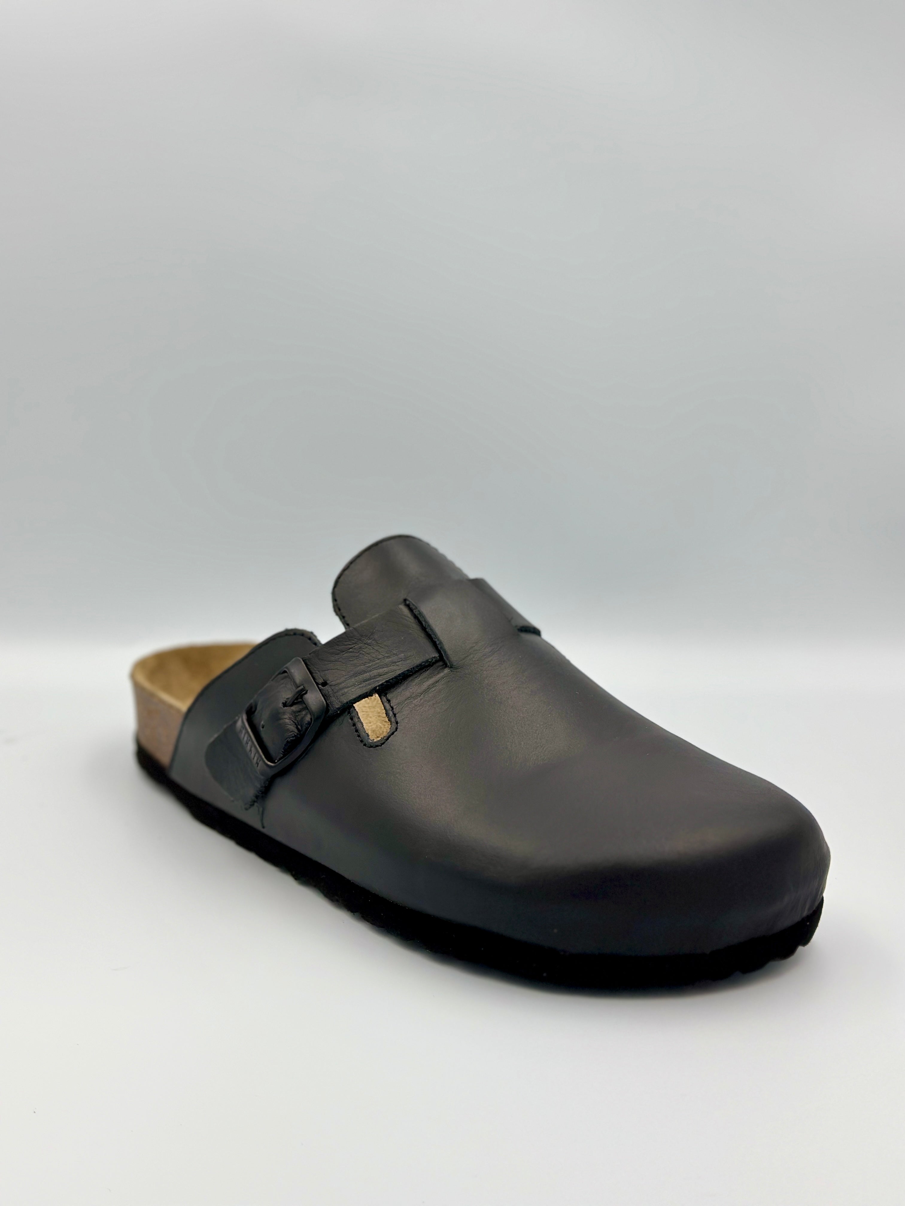 Birk Othopedic Shoes - Cuir Noir Mat