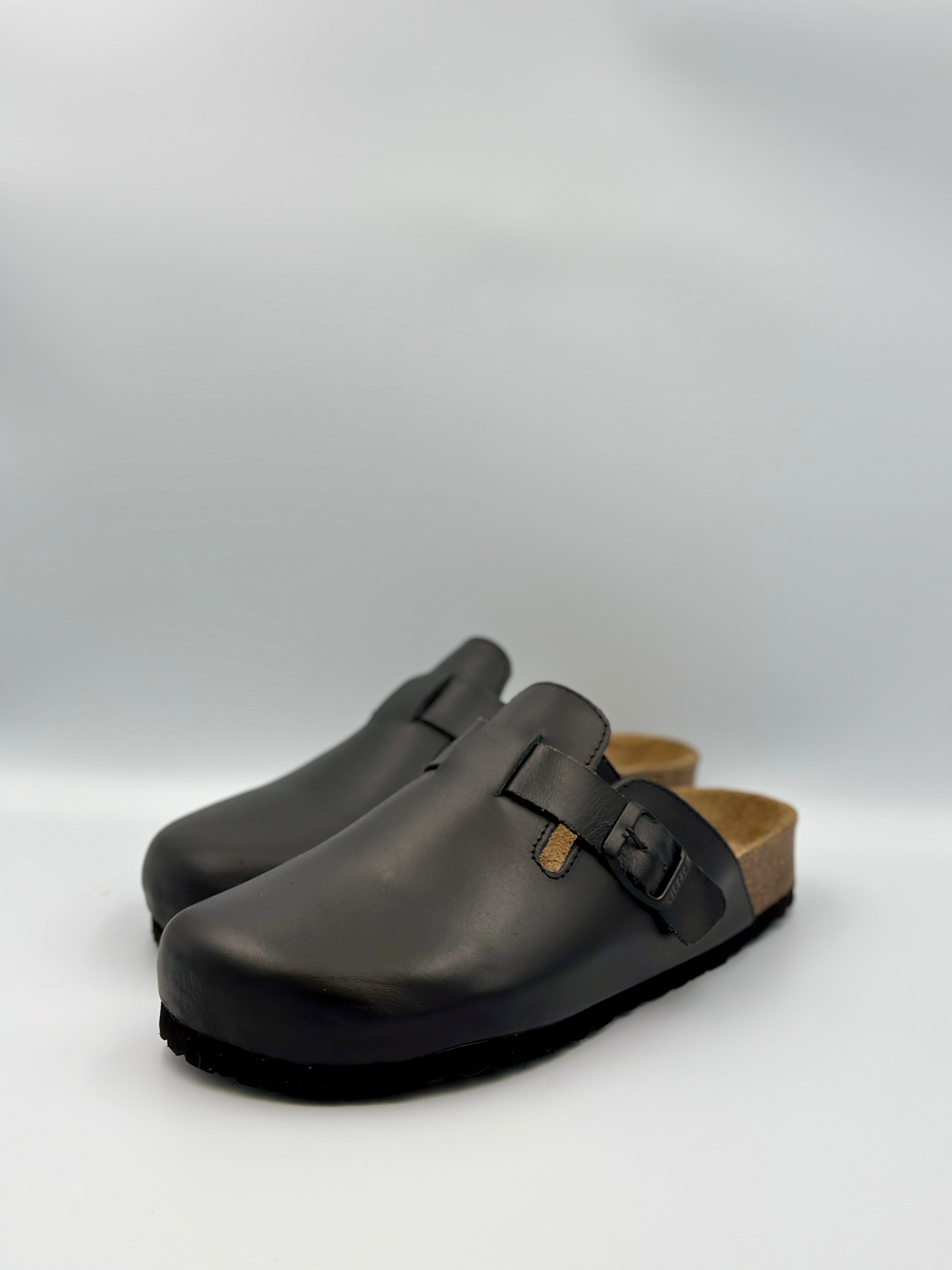 Birk Othopedic Shoes - Cuir Noir Mat