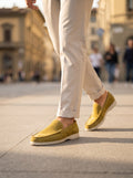 MOCASSIN CUIR BEIGE SABLE