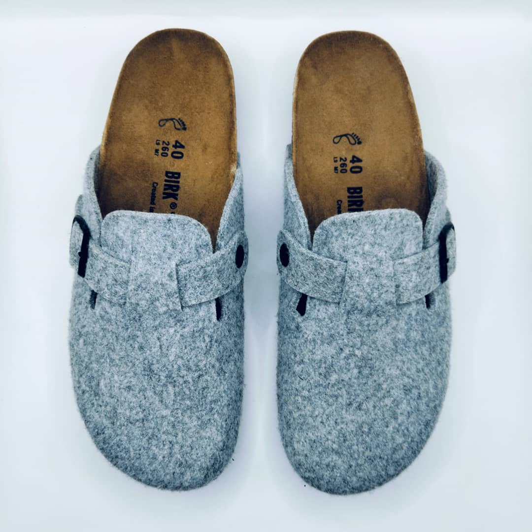 Birk Orthopedic Shoes - Feutre Gris Clair