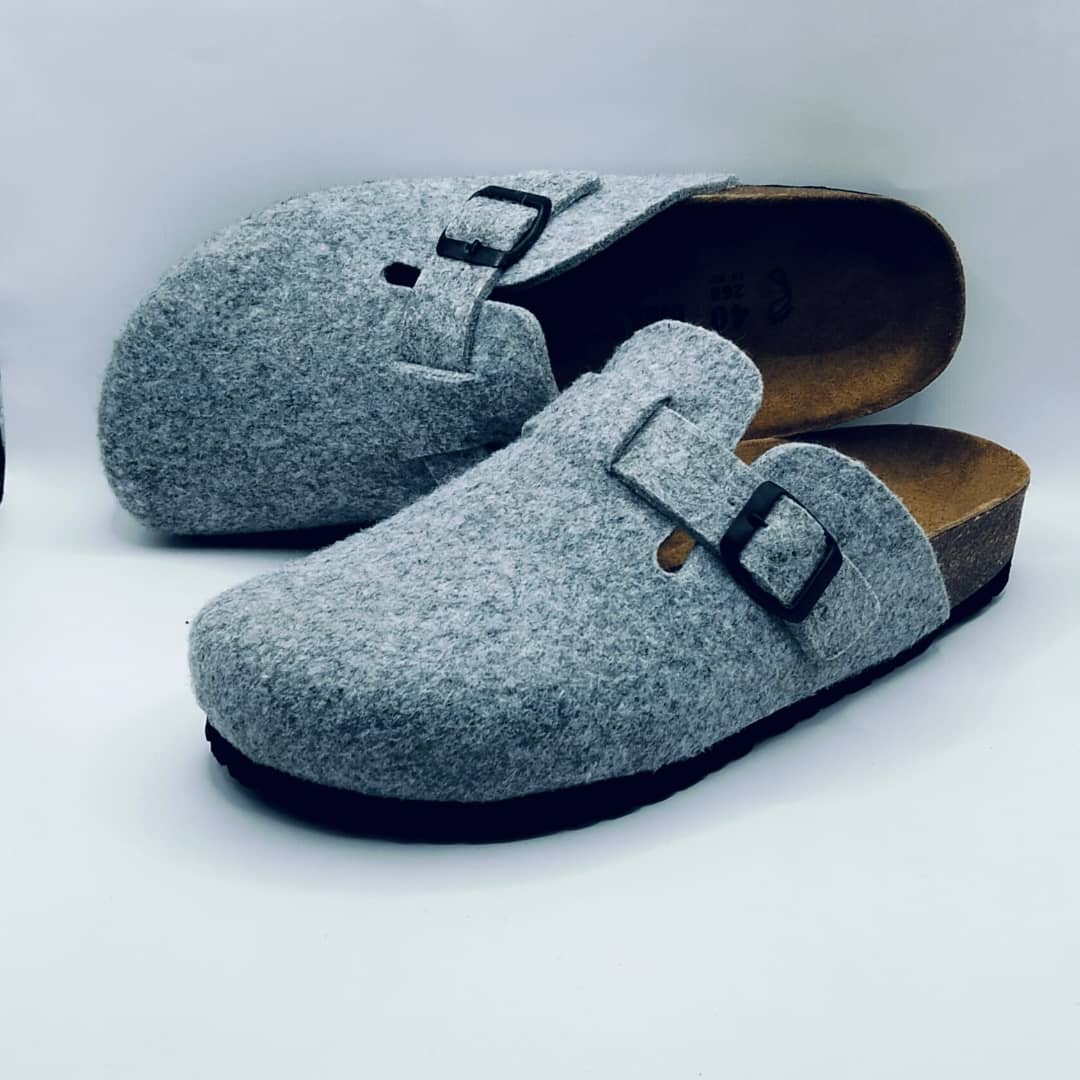 Birk Orthopedic Shoes - Feutre Gris Clair