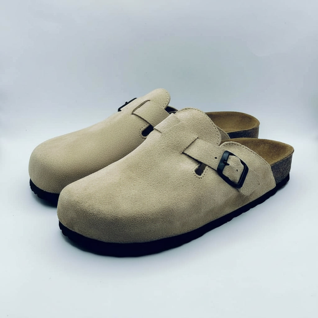 Birk Orthopedic Shoes - Boston Beige Sable Homme