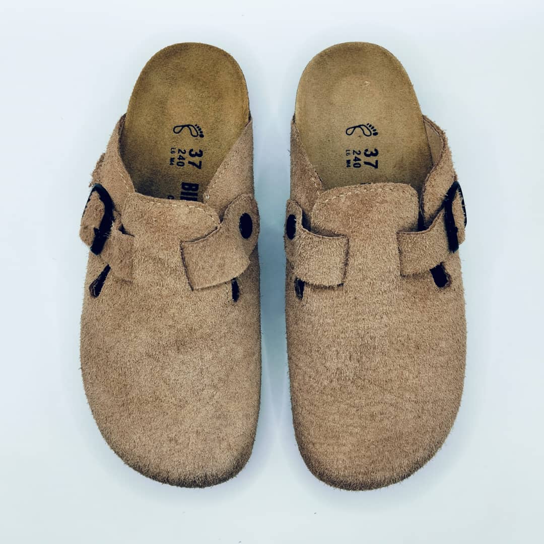 Birk Orthopedic Shoes - Boston Daim Caramel