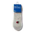 Champion 2-Pack Footie Socks Grey Melange