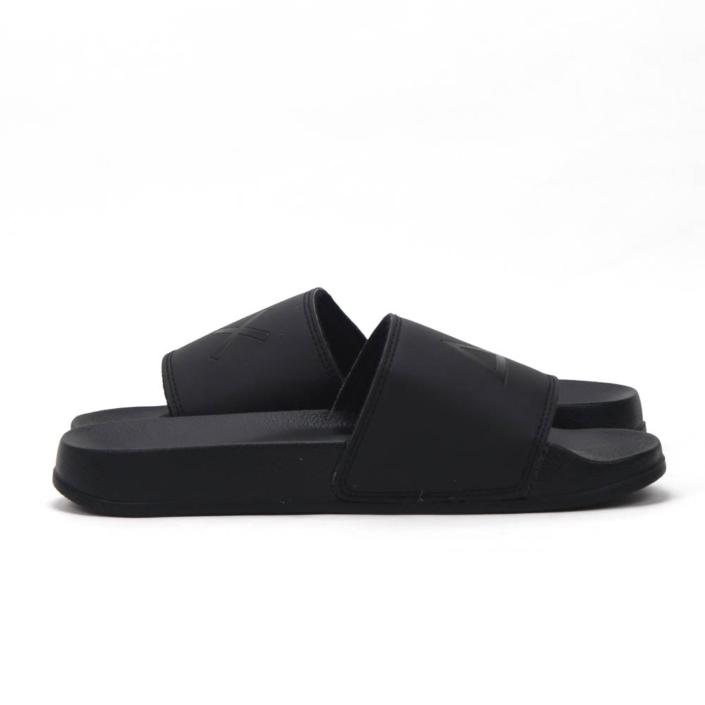 SUN68 Logo Black Slippers