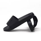 SUN68 Logo Black Slippers