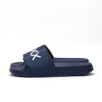 SUN68 Logo Navy Flip Flops