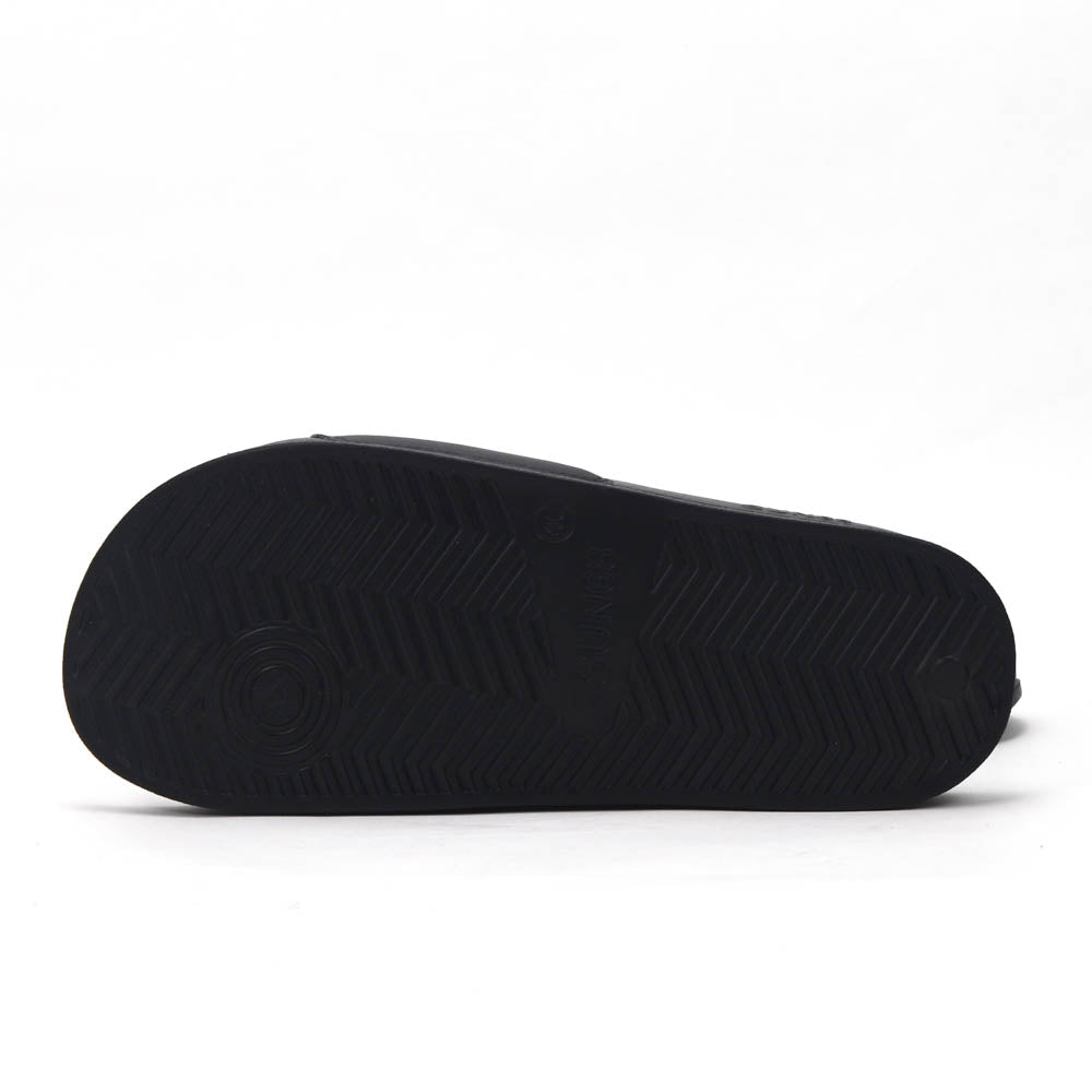 SUN68 Logo Black Slippers