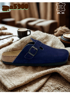 Birk Othopedic Shoes - Boston Nubuck Blue