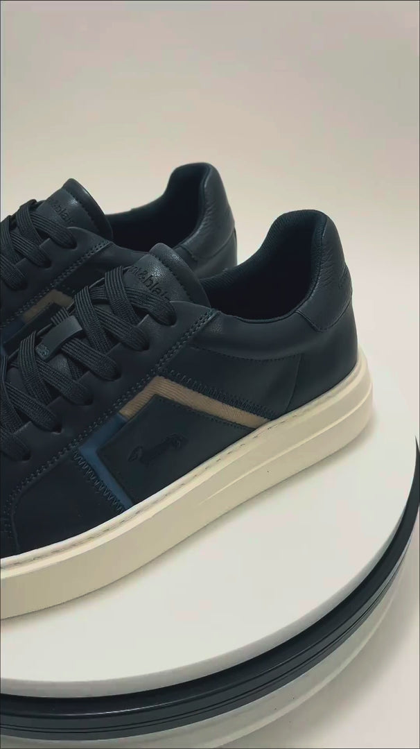 Harmont and Blaine Blue Sneakers Homme