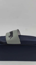 Harmont & Blaine  - Sandale de Bain LOGO GRIGIO - BLU