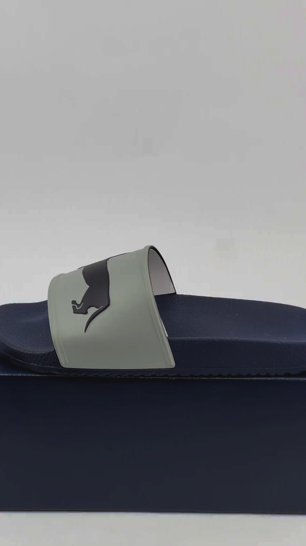 Harmont &amp; Blaine - صندل حمام بشعار GRIGIO - أزرق